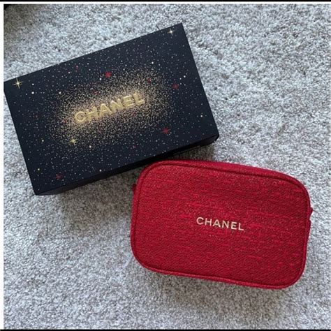 chanel makeup bag with purchase|chanel makeup bag price.